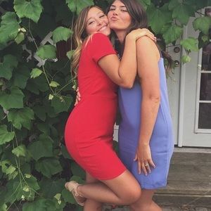 EXPRESS Red party dress